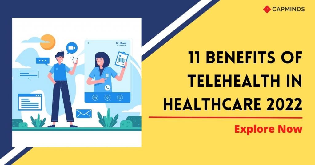 Doctor and patient interacts using telehealth technology