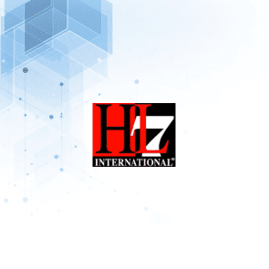"HL7 International logo and HL7 as Health Level Seven International"