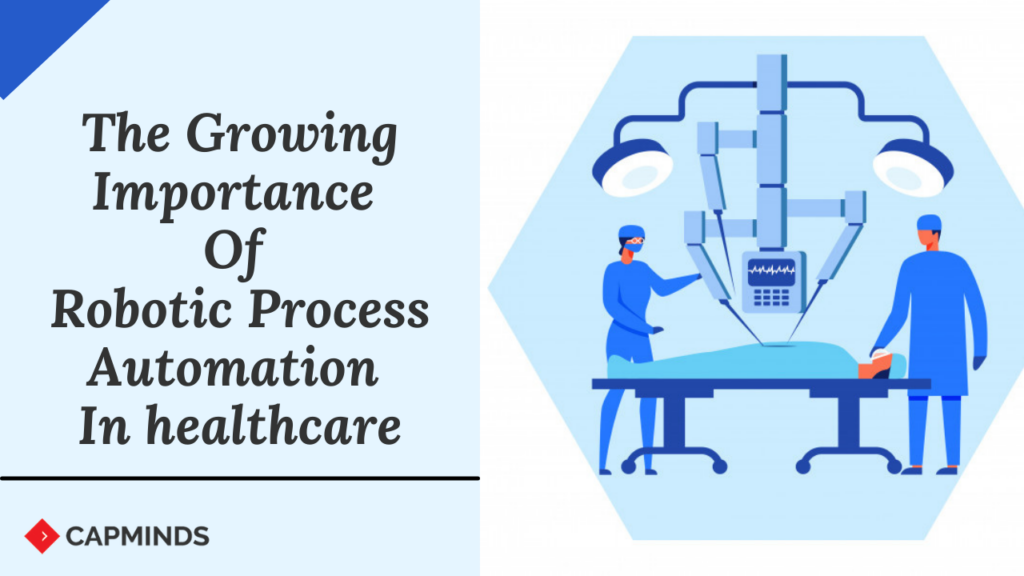 Two doctor uses robotic process automation technology in the operation theatre