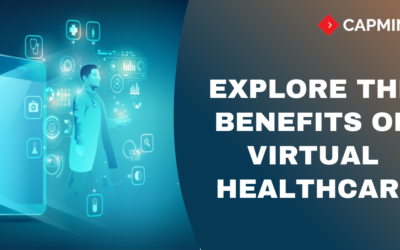 Smartphone beams out various healthcare features depicting the benefits of virtual healthcare