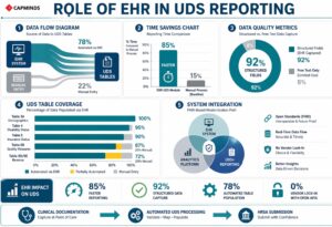 EHR automates UDS reporting with structured data, faster processing, and better accuracy.