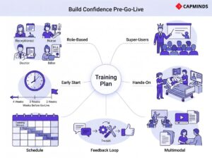 8-stage grid highlighting rapid resolution, at-elbow support, and real-time live monitoring.